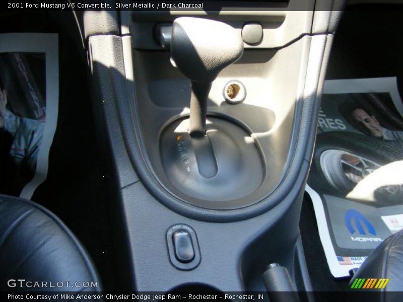 Silver Metallic / Dark Charcoal 2001 Ford Mustang V6 Convertible