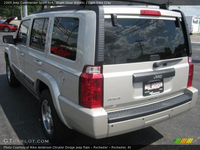Bright Silver Metallic / Dark Slate Gray 2009 Jeep Commander Sport 4x4