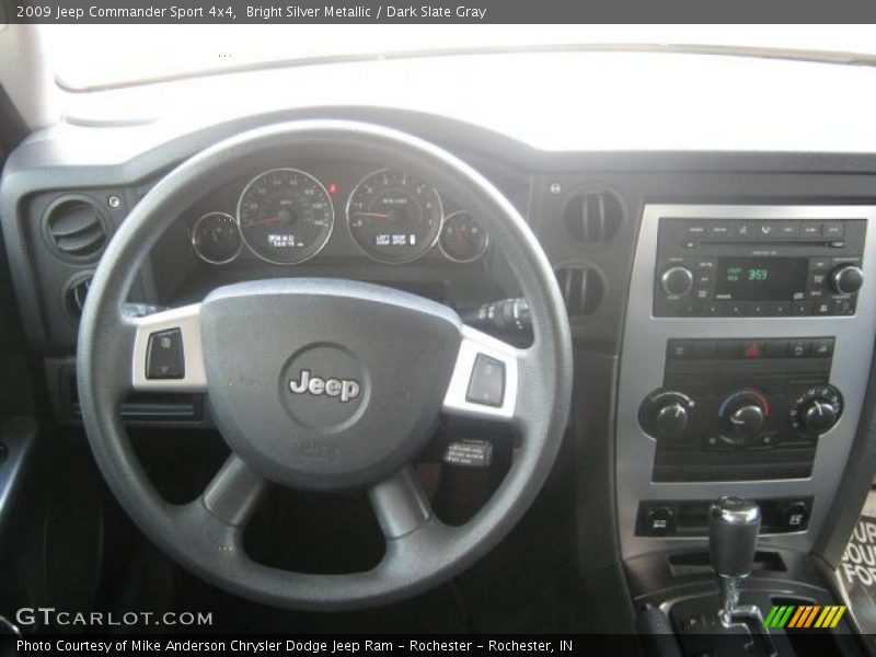 Bright Silver Metallic / Dark Slate Gray 2009 Jeep Commander Sport 4x4