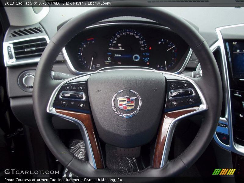 Black Raven / Ebony/Ebony 2013 Cadillac SRX Luxury FWD