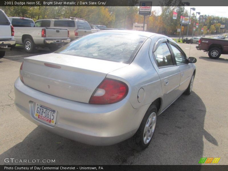 Bright Silver Metallic / Dark Slate Gray 2001 Dodge Neon SE