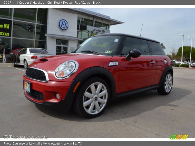 Chili Red / Rooster Red/Carbon Black 2007 Mini Cooper S Hardtop