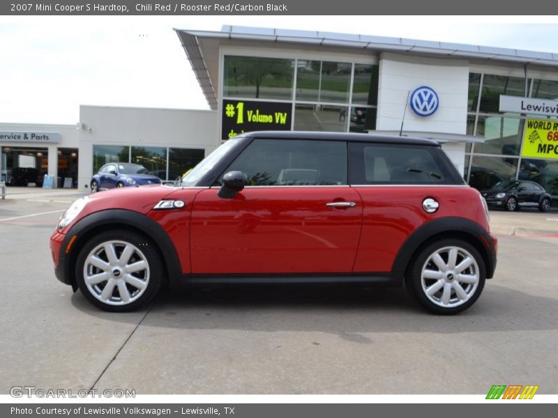 Chili Red / Rooster Red/Carbon Black 2007 Mini Cooper S Hardtop