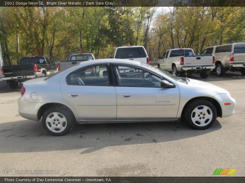 Bright Silver Metallic / Dark Slate Gray 2001 Dodge Neon SE
