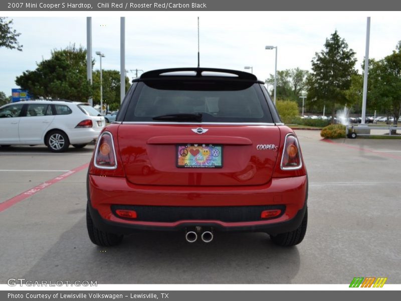 Chili Red / Rooster Red/Carbon Black 2007 Mini Cooper S Hardtop
