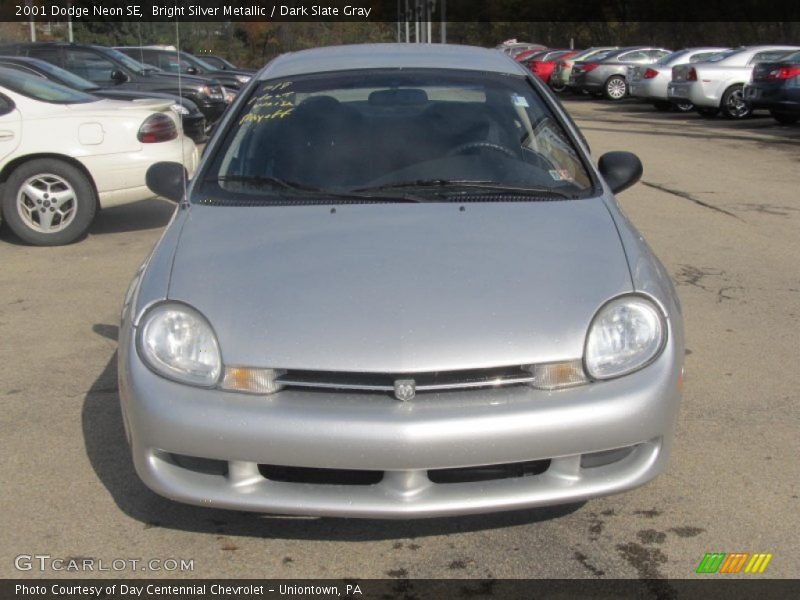 Bright Silver Metallic / Dark Slate Gray 2001 Dodge Neon SE