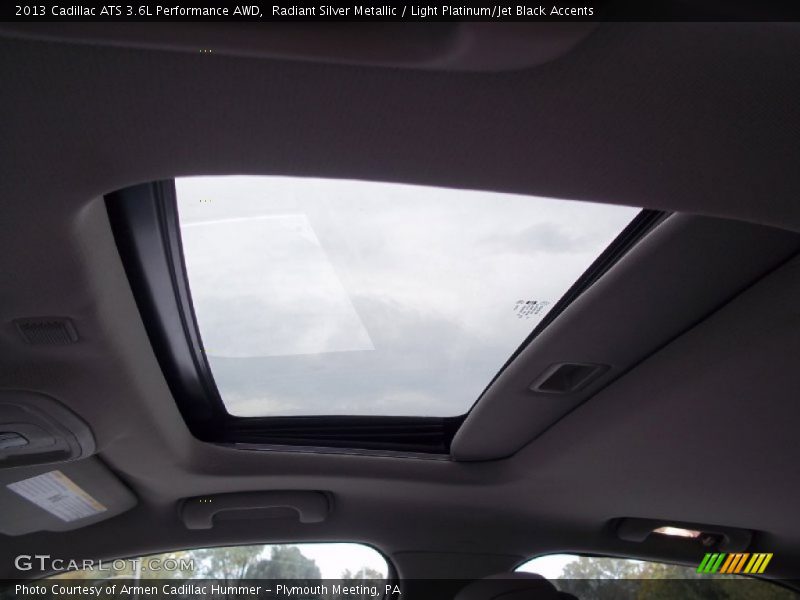 Radiant Silver Metallic / Light Platinum/Jet Black Accents 2013 Cadillac ATS 3.6L Performance AWD