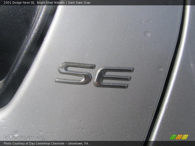 Bright Silver Metallic / Dark Slate Gray 2001 Dodge Neon SE