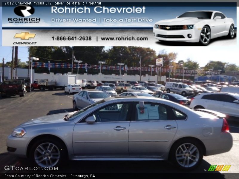 Silver Ice Metallic / Neutral 2012 Chevrolet Impala LTZ