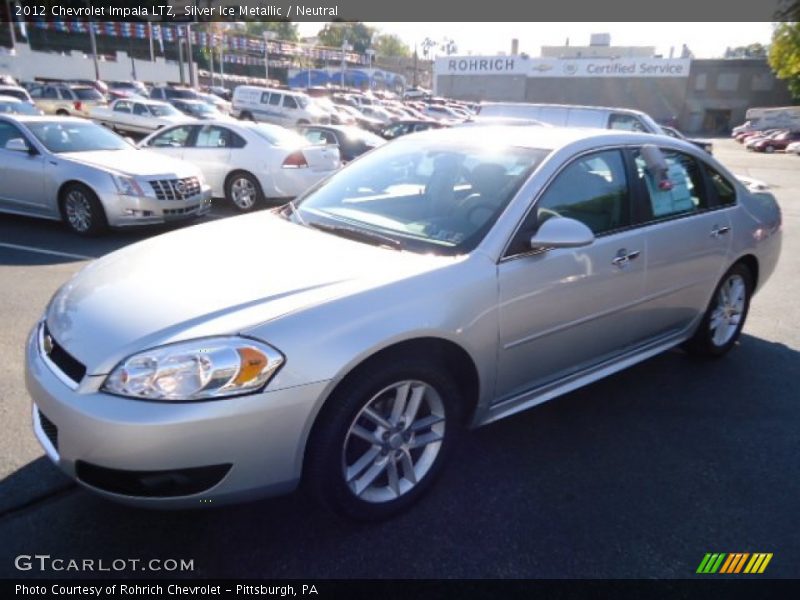 Silver Ice Metallic / Neutral 2012 Chevrolet Impala LTZ