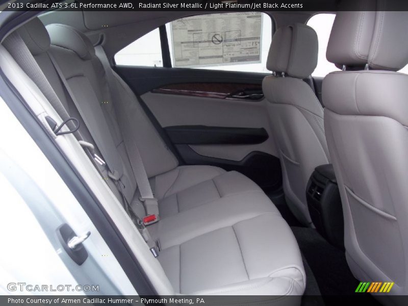 Radiant Silver Metallic / Light Platinum/Jet Black Accents 2013 Cadillac ATS 3.6L Performance AWD