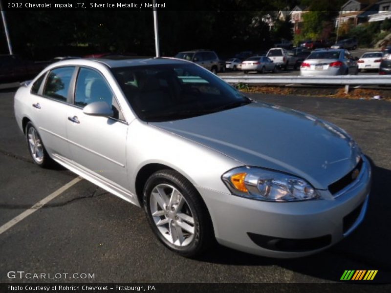Silver Ice Metallic / Neutral 2012 Chevrolet Impala LTZ