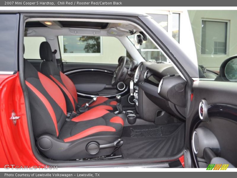  2007 Cooper S Hardtop Rooster Red/Carbon Black Interior