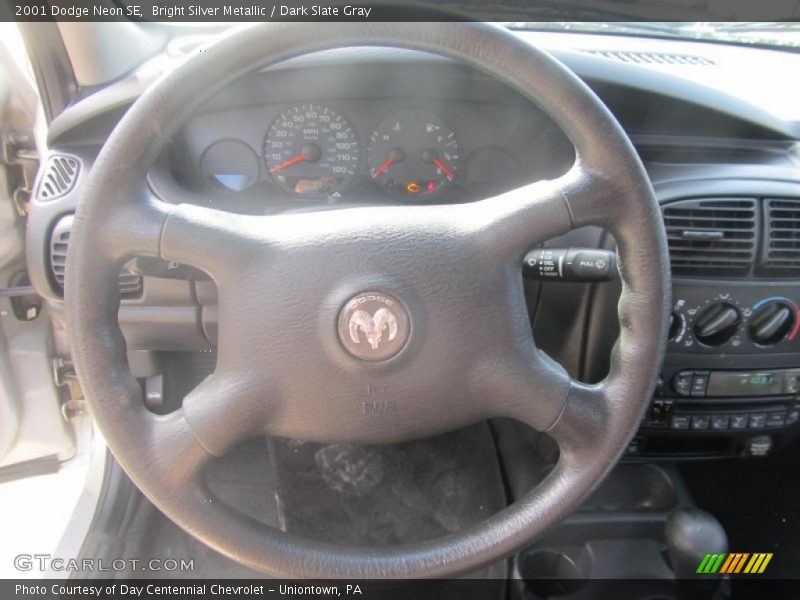 Bright Silver Metallic / Dark Slate Gray 2001 Dodge Neon SE