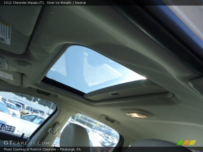 Silver Ice Metallic / Neutral 2012 Chevrolet Impala LTZ