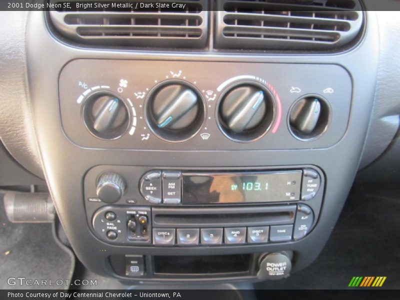 Bright Silver Metallic / Dark Slate Gray 2001 Dodge Neon SE