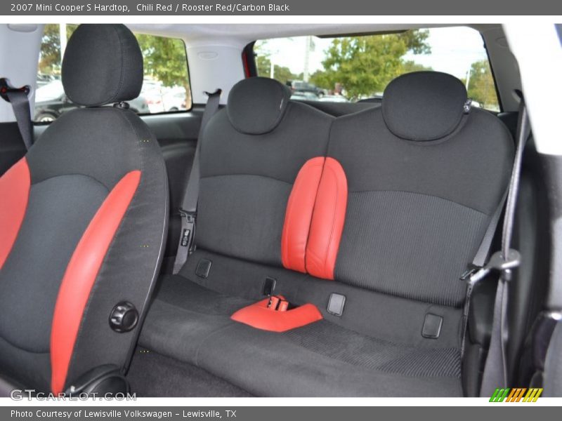 Rear Seat of 2007 Cooper S Hardtop