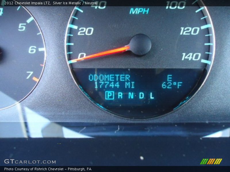 Silver Ice Metallic / Neutral 2012 Chevrolet Impala LTZ