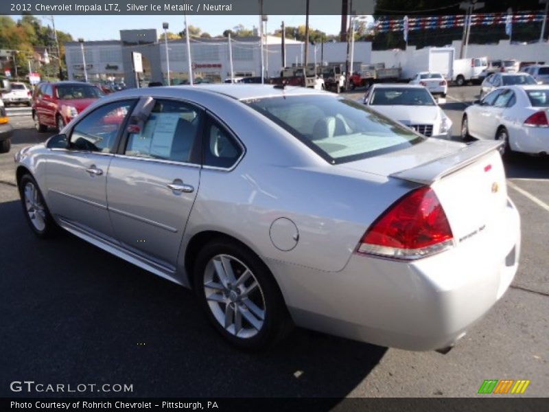 Silver Ice Metallic / Neutral 2012 Chevrolet Impala LTZ