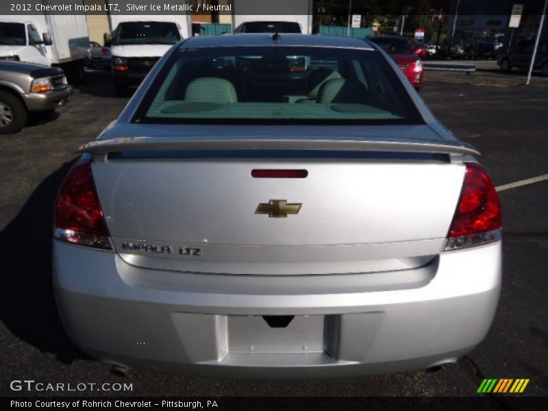 Silver Ice Metallic / Neutral 2012 Chevrolet Impala LTZ