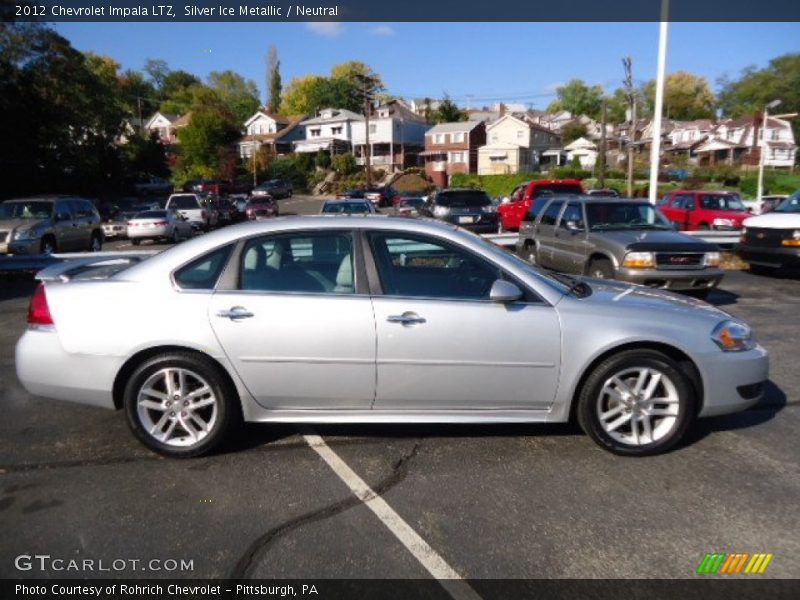 Silver Ice Metallic / Neutral 2012 Chevrolet Impala LTZ