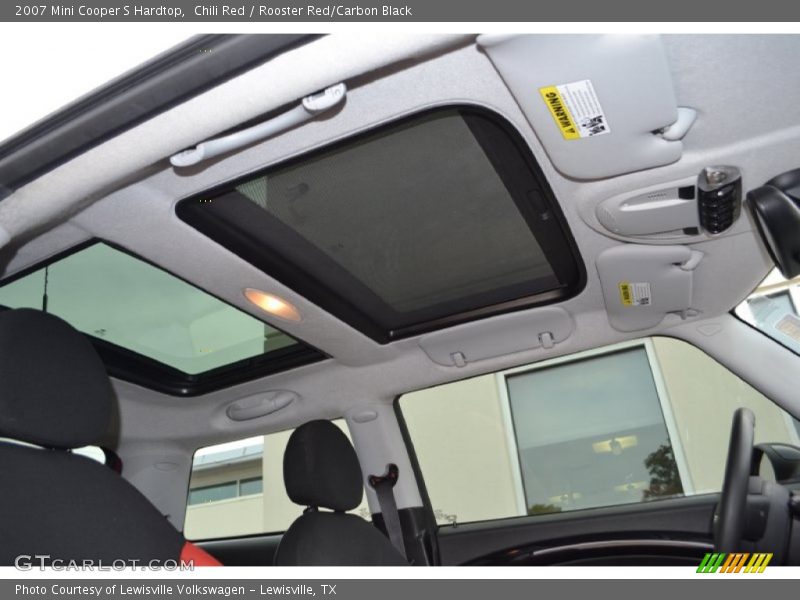 Sunroof of 2007 Cooper S Hardtop