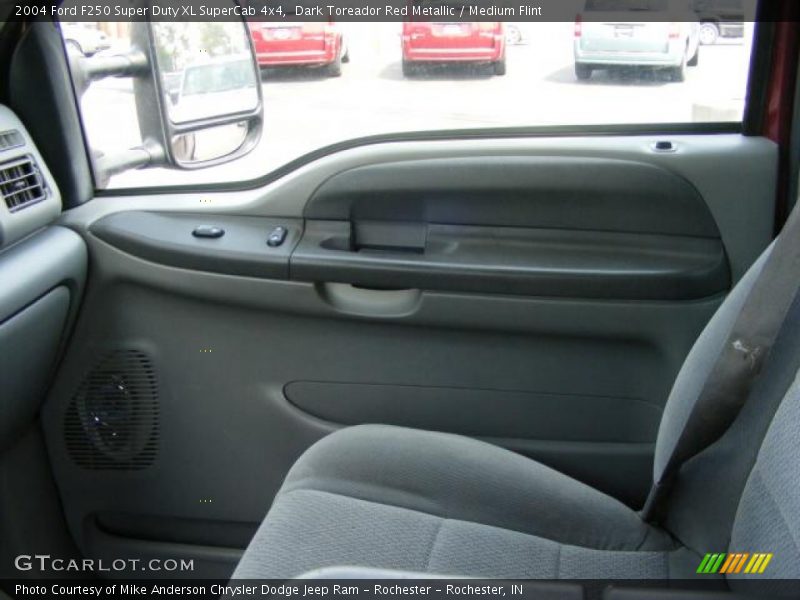 Dark Toreador Red Metallic / Medium Flint 2004 Ford F250 Super Duty XL SuperCab 4x4