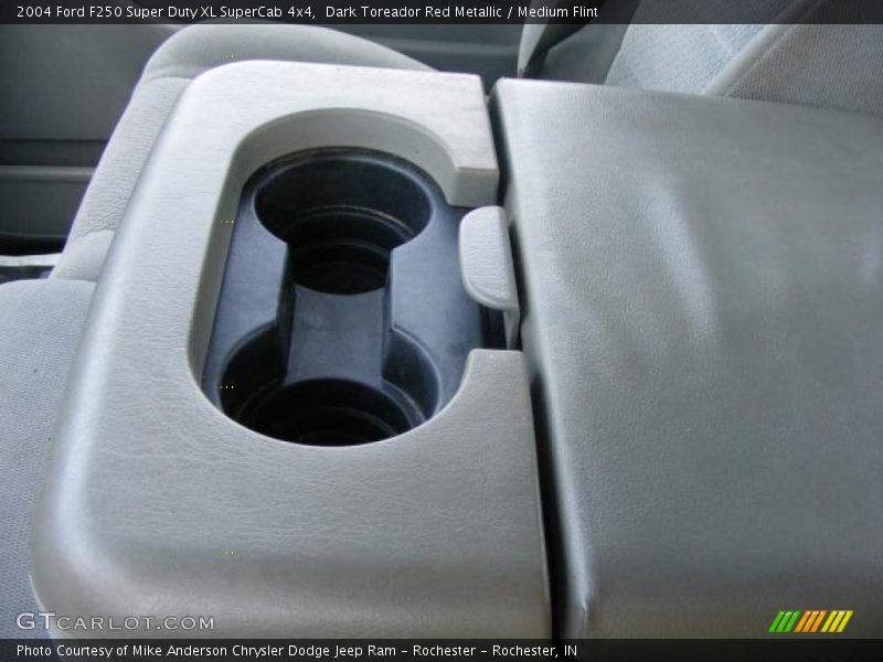 Dark Toreador Red Metallic / Medium Flint 2004 Ford F250 Super Duty XL SuperCab 4x4