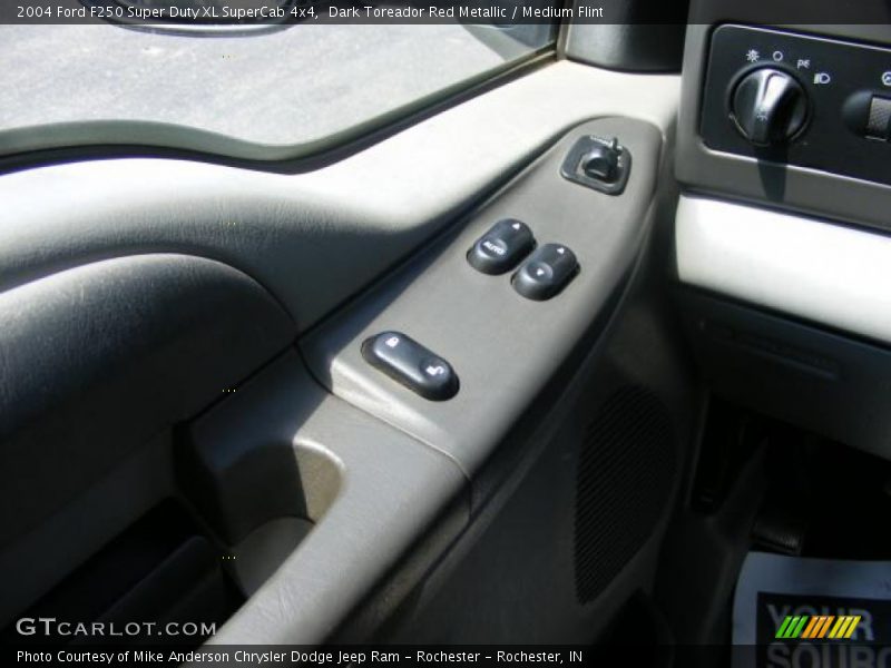 Dark Toreador Red Metallic / Medium Flint 2004 Ford F250 Super Duty XL SuperCab 4x4