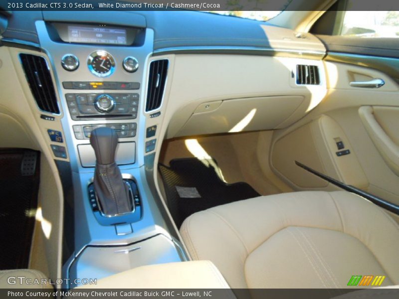 White Diamond Tricoat / Cashmere/Cocoa 2013 Cadillac CTS 3.0 Sedan