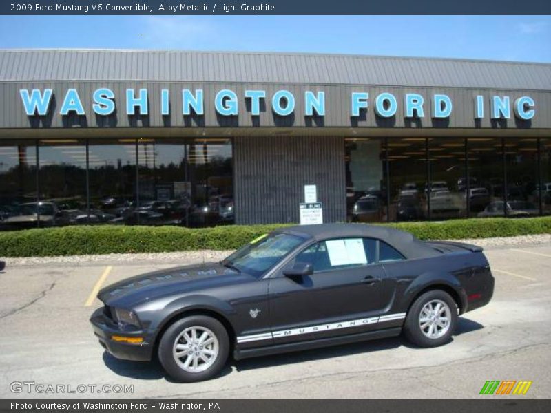 Alloy Metallic / Light Graphite 2009 Ford Mustang V6 Convertible