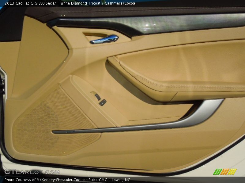 White Diamond Tricoat / Cashmere/Cocoa 2013 Cadillac CTS 3.0 Sedan