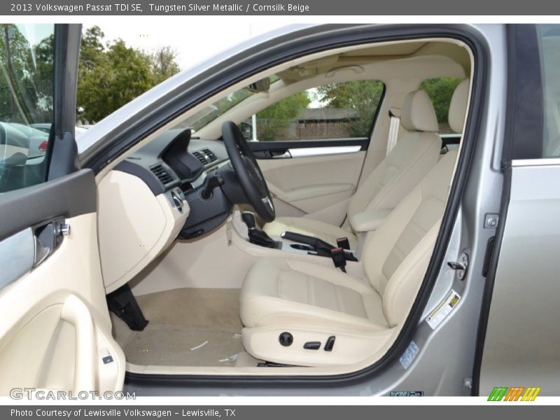 Tungsten Silver Metallic / Cornsilk Beige 2013 Volkswagen Passat TDI SE