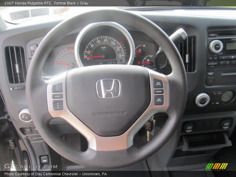 Formal Black / Gray 2007 Honda Ridgeline RTS