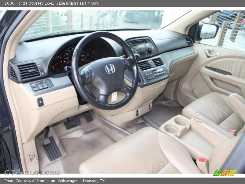 Sage Brush Pearl / Ivory 2006 Honda Odyssey EX-L