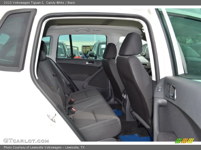 Candy White / Black 2013 Volkswagen Tiguan S