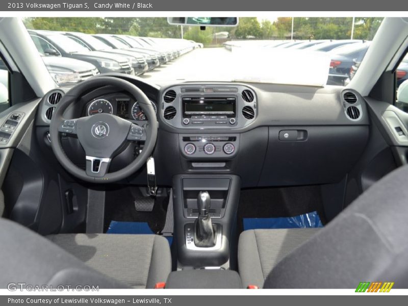 Candy White / Black 2013 Volkswagen Tiguan S