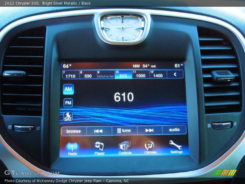 Bright Silver Metallic / Black 2012 Chrysler 300