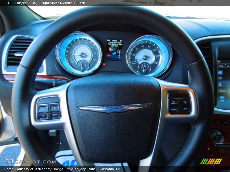 Bright Silver Metallic / Black 2012 Chrysler 300