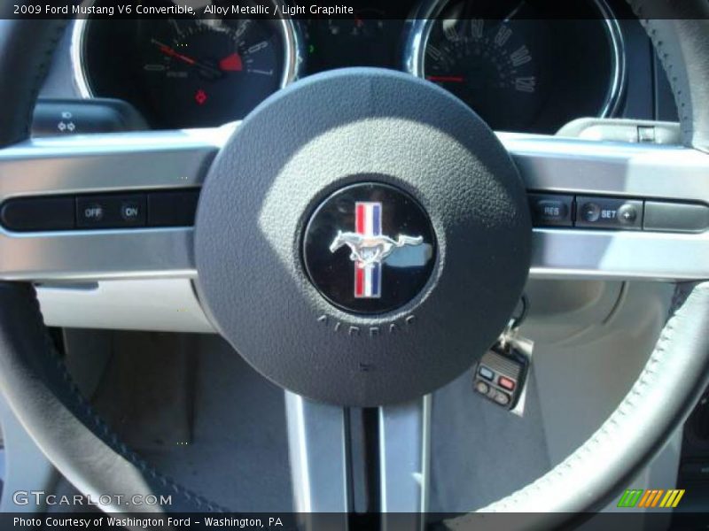 Alloy Metallic / Light Graphite 2009 Ford Mustang V6 Convertible