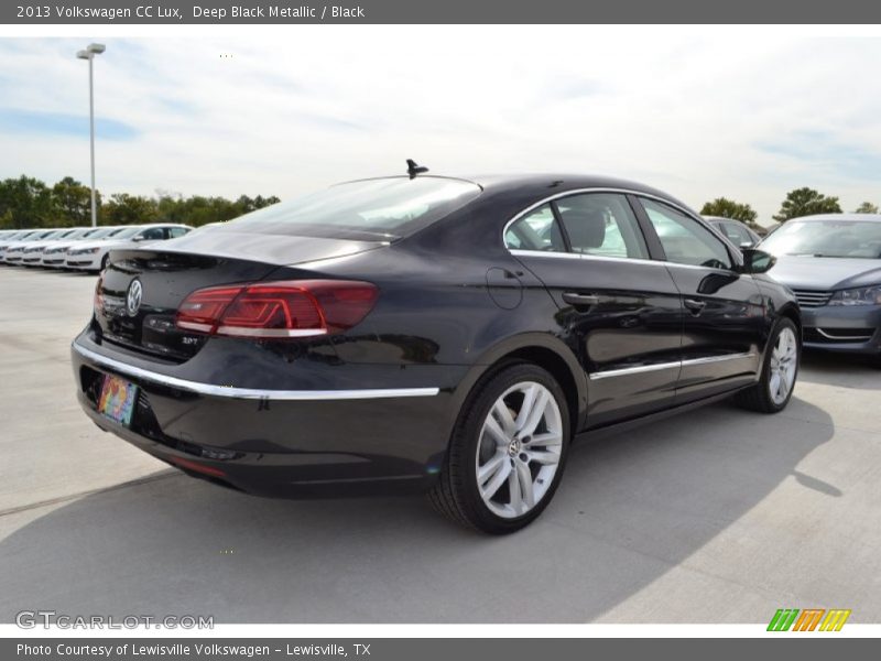 Deep Black Metallic / Black 2013 Volkswagen CC Lux