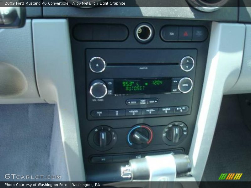 Alloy Metallic / Light Graphite 2009 Ford Mustang V6 Convertible