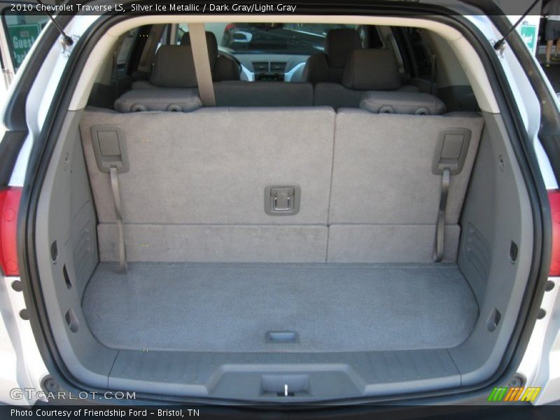 Silver Ice Metallic / Dark Gray/Light Gray 2010 Chevrolet Traverse LS