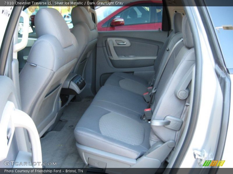 Silver Ice Metallic / Dark Gray/Light Gray 2010 Chevrolet Traverse LS