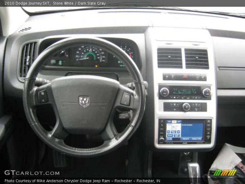 Stone White / Dark Slate Gray 2010 Dodge Journey SXT