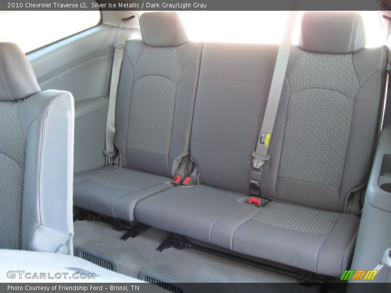 Silver Ice Metallic / Dark Gray/Light Gray 2010 Chevrolet Traverse LS