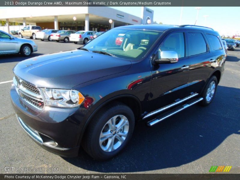 Maximum Steel Metallic / Dark Graystone/Medium Graystone 2013 Dodge Durango Crew AWD