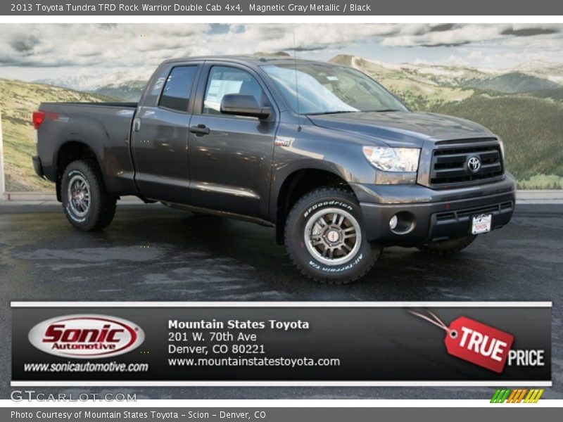 Magnetic Gray Metallic / Black 2013 Toyota Tundra TRD Rock Warrior Double Cab 4x4