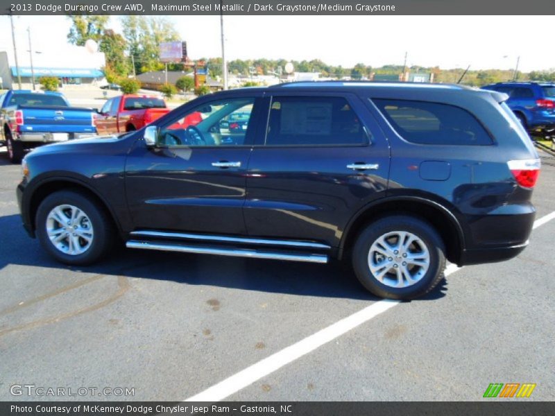 Maximum Steel Metallic / Dark Graystone/Medium Graystone 2013 Dodge Durango Crew AWD