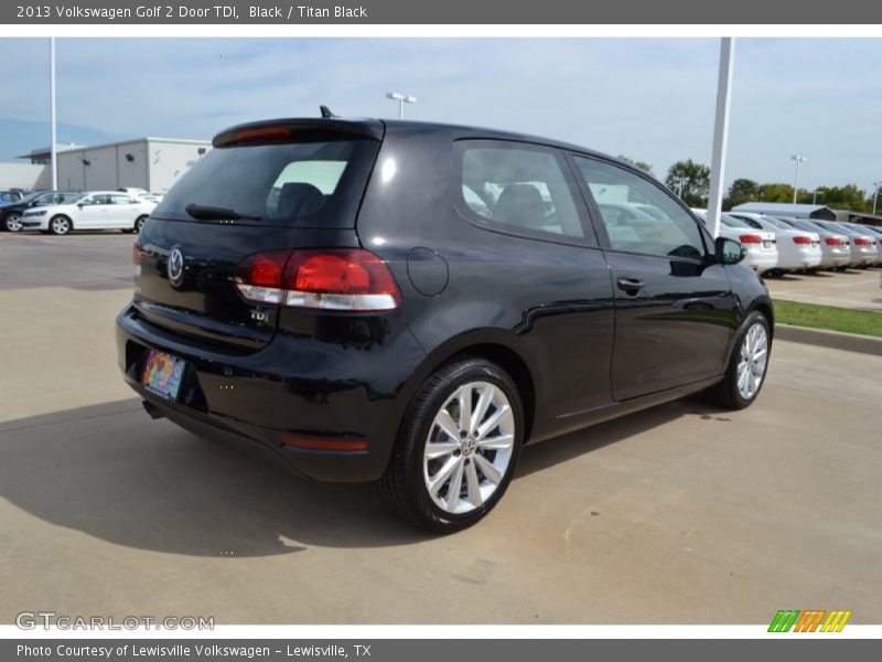 Black / Titan Black 2013 Volkswagen Golf 2 Door TDI